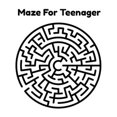 Maze Book Pages For Teenager's