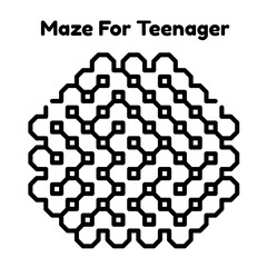 Maze Book Pages For Teenager's