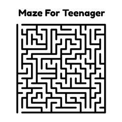 Maze Book Pages For Teenager's