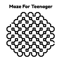 Maze Book Pages For Teenager's