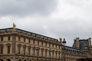 the facade of the house