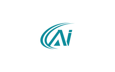 Financial investment logo and investment business symbol icon image with the letters and alphabets