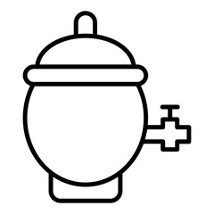 Obraz premium Desiccator Icon Style