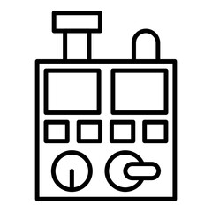 Gas Fume Chamber Icon Style