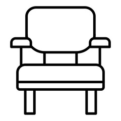 Armchair Icon Style