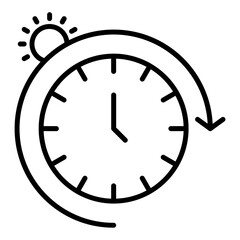 Daily Routine Icon Style