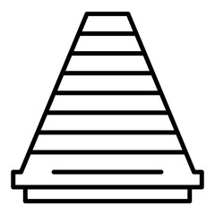 Traffic Cone Icon Style