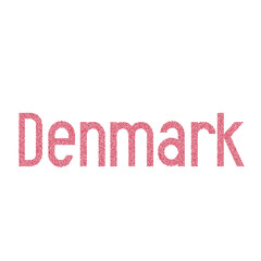 Denmark Silhouette Pixelated pattern map illustration