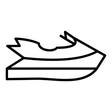 recommend clip art: Jet Skiing Icon Style