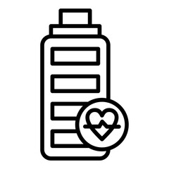 Battery Life Icon Style