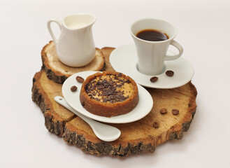 cup of coffee and cookies