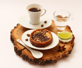 cup of coffee and cake