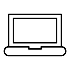 School Laptop Icon Style