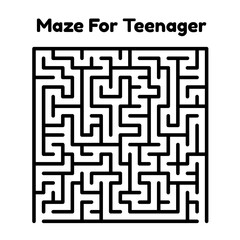 Maze For Teenager