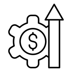 Growth Hacking Icon Style