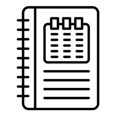 Appointment Book Icon Style