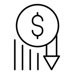 Return On Investment Icon Style