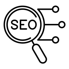 Search Engine Optimisation Icon Style