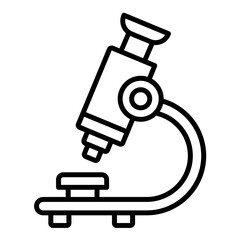 Microscope Icon Style