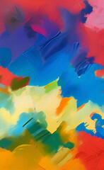 multicolored background with brush strokes