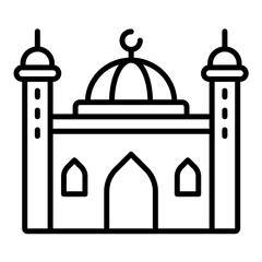 Mosque Icon Style