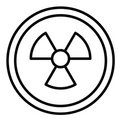 Radiation Icon Style