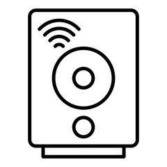 Smart Speaker Icon Style
