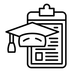 Study Plan Icon Style