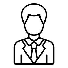 Obraz premium Director Male Icon Style