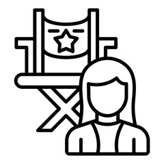 Director Female Icon Style