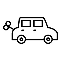 Car Toy Icon Style