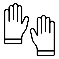 Obraz premium Latex Gloves Icon Style
