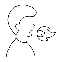 Fire Breather Icon Style