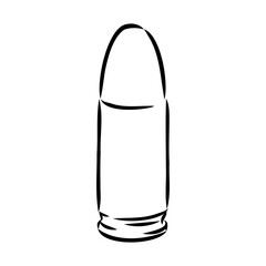 Bullet. Doodle style bullet vector