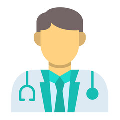 Doctor Flat Icon