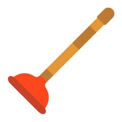 Plunger Flat Icon
