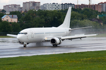 airplane at the airport