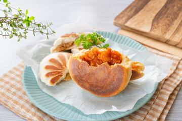 中華まんホットサンド