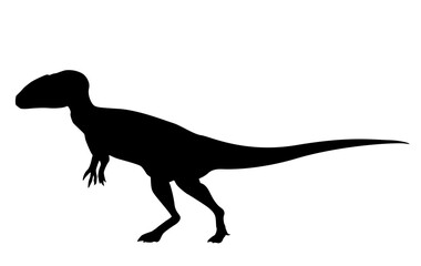 Obraz na płótnie Canvas silhouette of a dinosaur