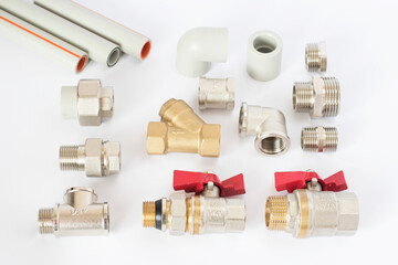 Stop valves for water filters fittings taps