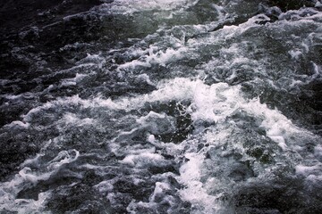 Obraz premium Close up of a river flow