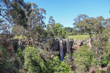 sailors falls waterfall in bushland near Daylesford regional town