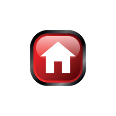home button web vector template