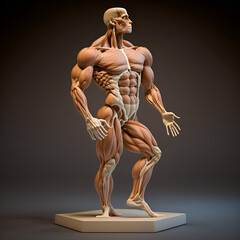 human anatomy model, muscles
