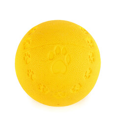Ball - toy for dogs isolated on a white .