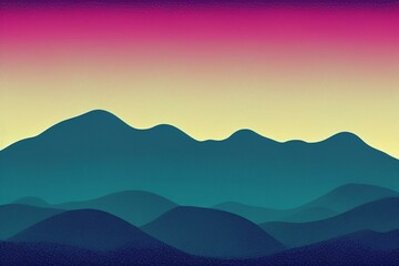 Obraz na płótnie Canvas mountains in the mountains