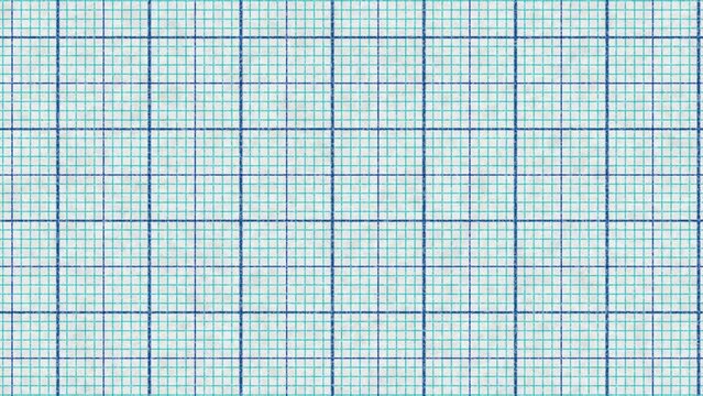 Sky Blue Seamless Millimeter Paper Background loop. Tiling Graph Grid Texture. Empty Lined Pattern.
