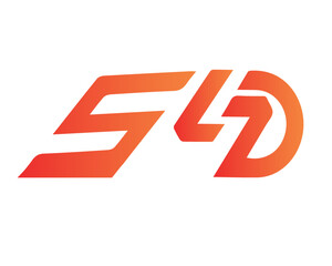 Letterform logo, S4D letter logo, monogram logo, Logo symbols/brand marks/pictorial marks, Lettermark logo, Wordmarks/logotype logo