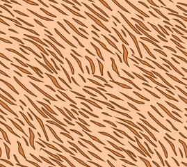 Full seamless tiger and zebra stripes animal skin pattern. Orange beige texture for textile fabric print. Suitable for fashion use.