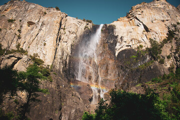 Waterfall in yosemite national park